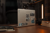 "But God" Sticker | [Stacked Grunge]